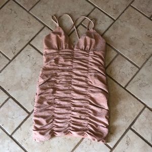Sparkle scrunch party dress